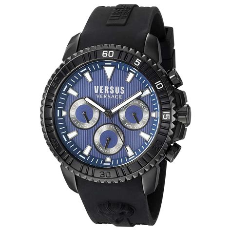 versus by versace s30060017|Versus Versace Men's S30060017 Aberdeen 45mm STEEL .